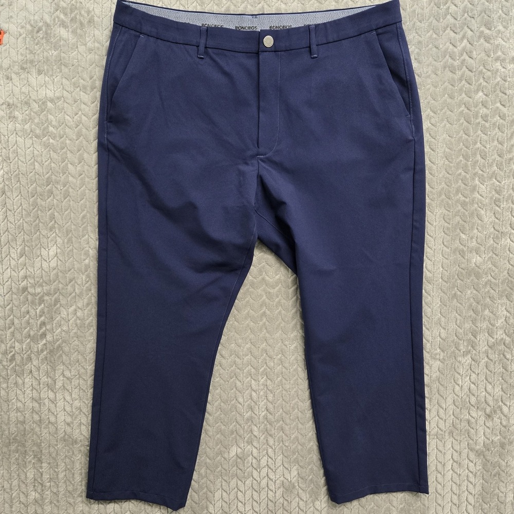 Bonobos Golf Blue‎ 5 Pocket Men's Golf Pants Size 40x28 Athletic Fit Performance